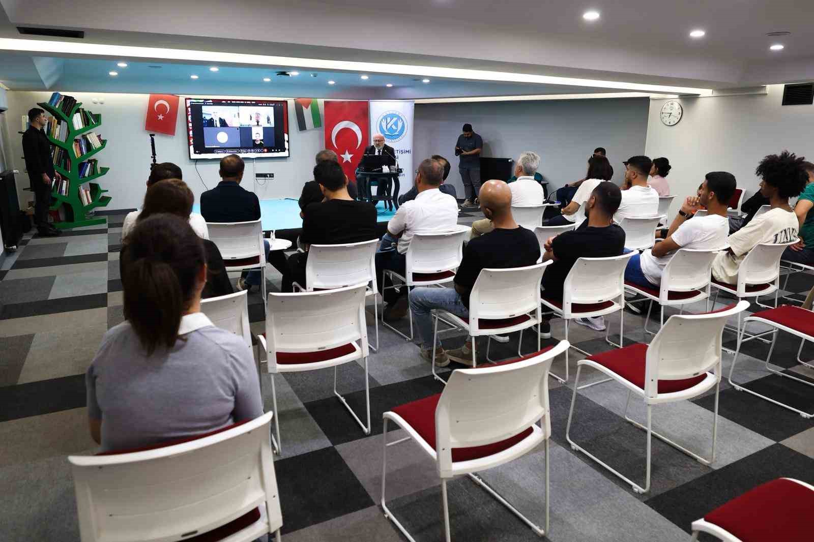 KAYÜ’de ‘Gazze’de Üniversite Olmak’ temalı program gerçekleştirildi