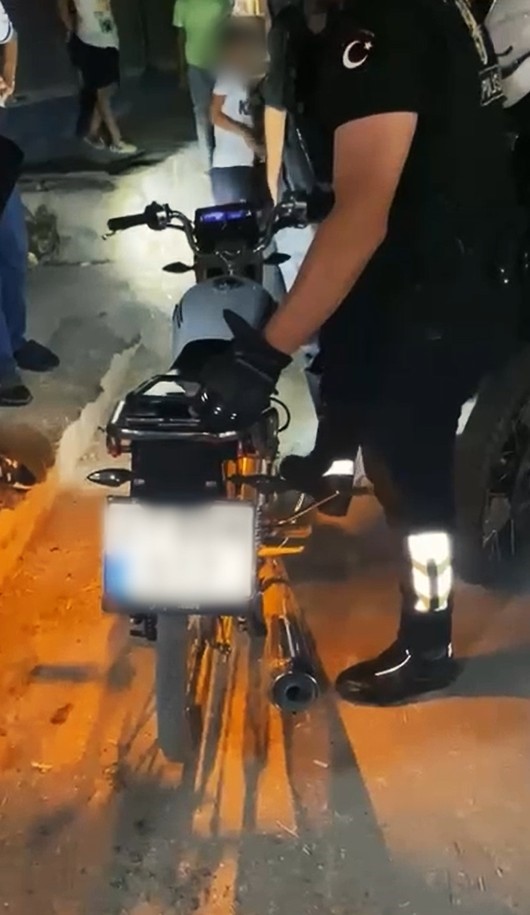 Gaziantep’te 665 motosiklet sürücüsüne 8 milyon TL ceza