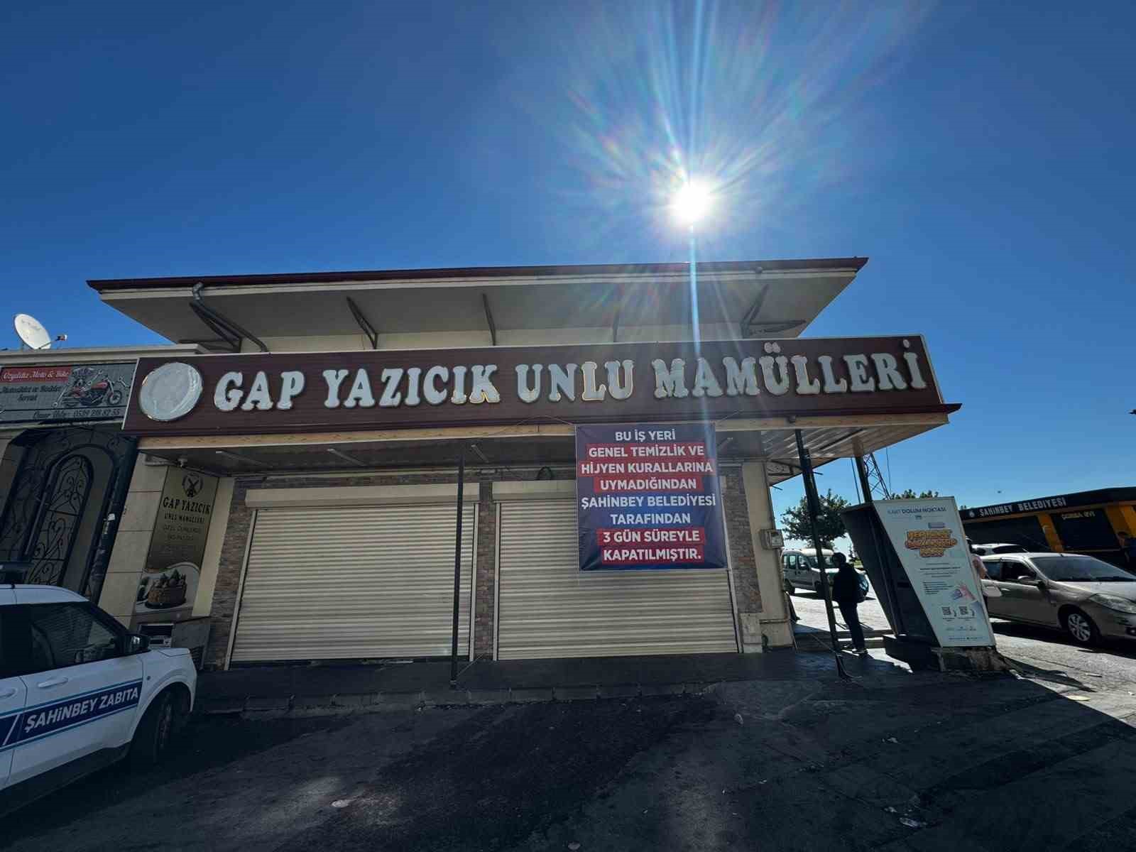 Gaziantep’te hijyen kurallarına uymayan ekmek fırınına kapatma cezası