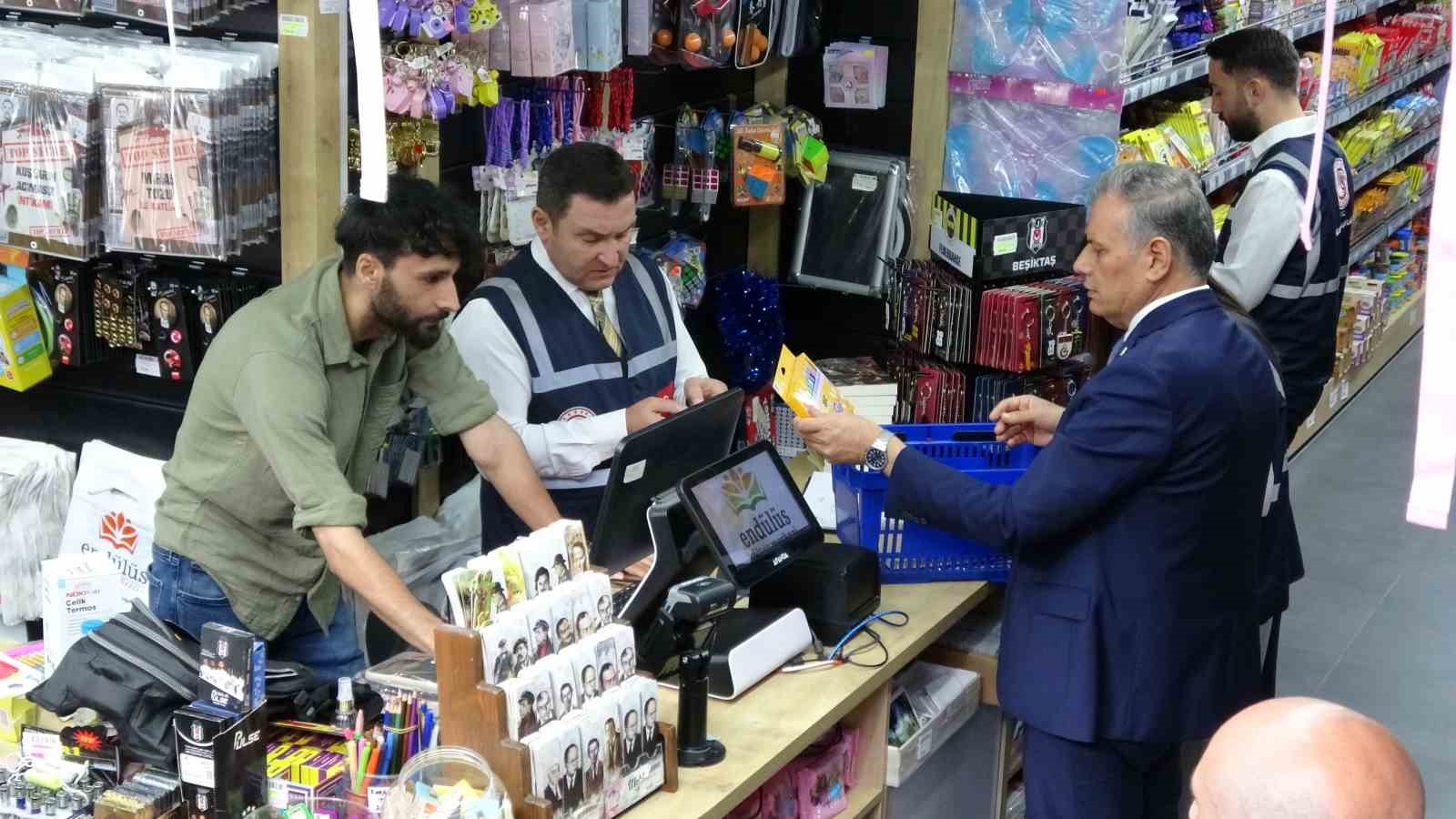 Samsun’da 300’ün üzerinde kırtasiye ve 50 binden fazla ürün denetlendi