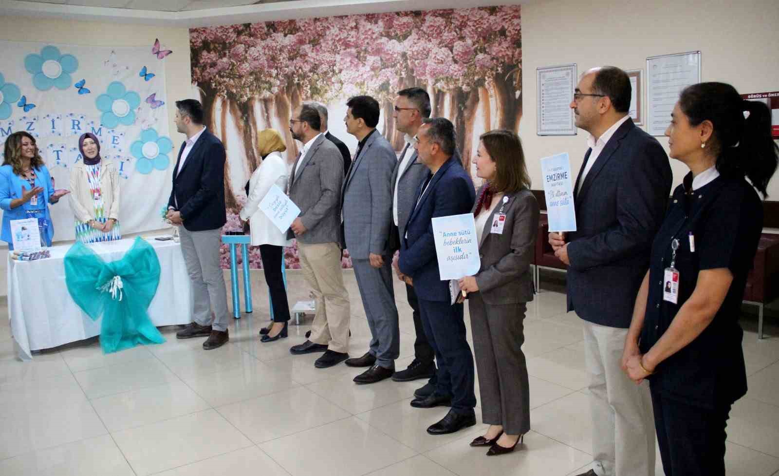 Kayseri Devlet Hastanesi’nde Emzirme Haftası kapsamında farkındalık etkinliği düzenlendi