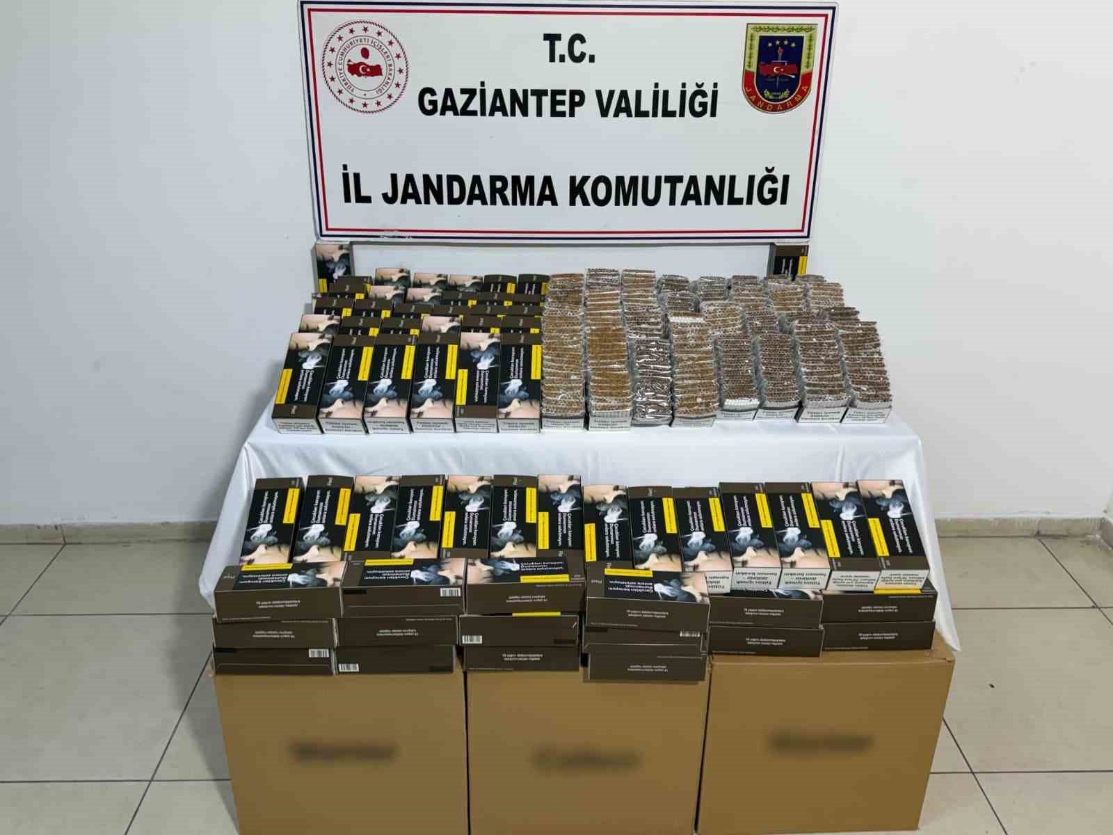 Gaziantep’te 2 milyon TL değerinde kaçak eşya ele geçirildi: 2 gözaltı