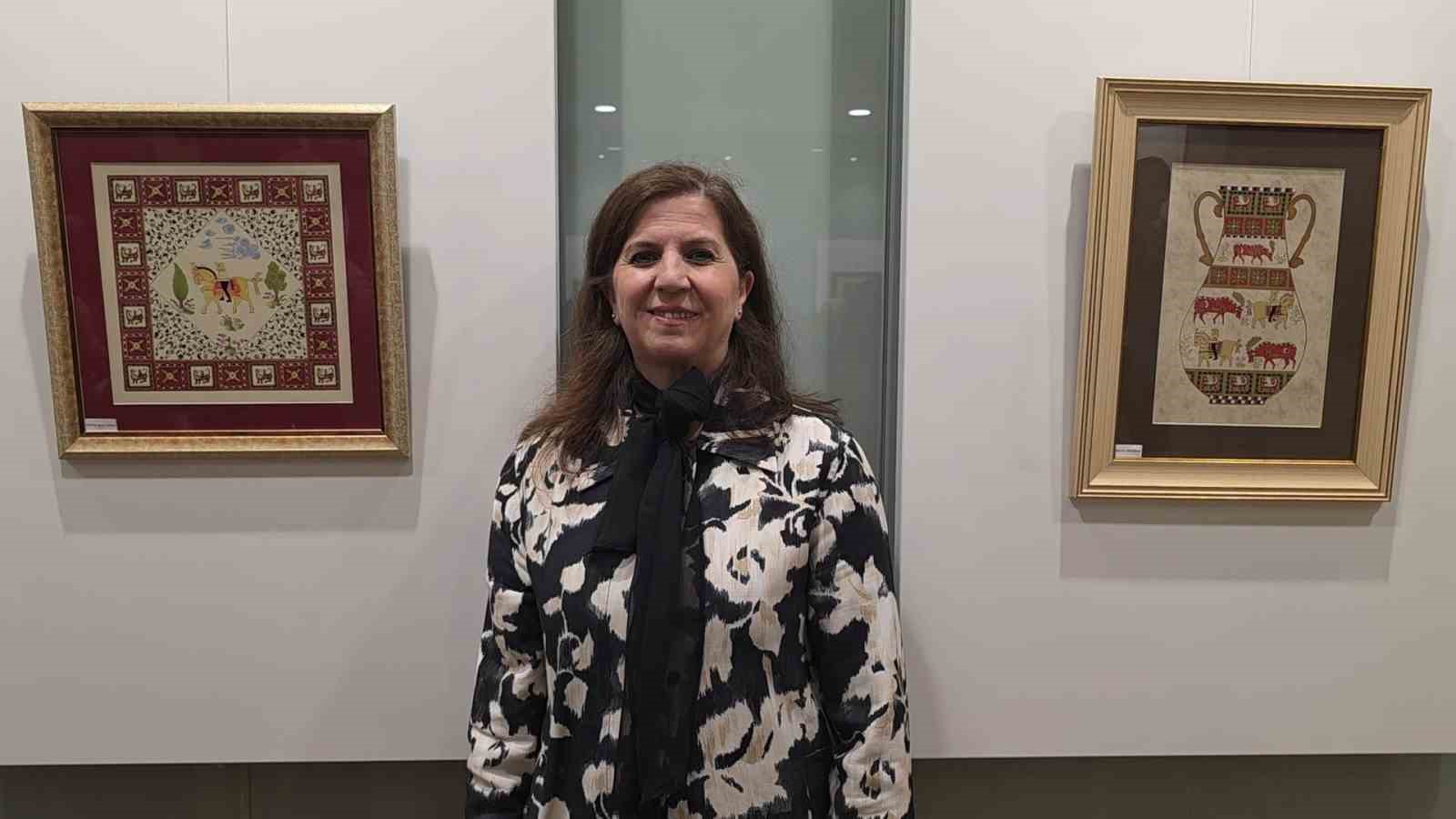 K&uuml;tahya&rsquo;da tarih ve sanat buluştu: &rsquo;K&ouml;klerden gelen motiflerin zarafeti&rsquo; sergisi ziyarete a&ccedil;ıldı