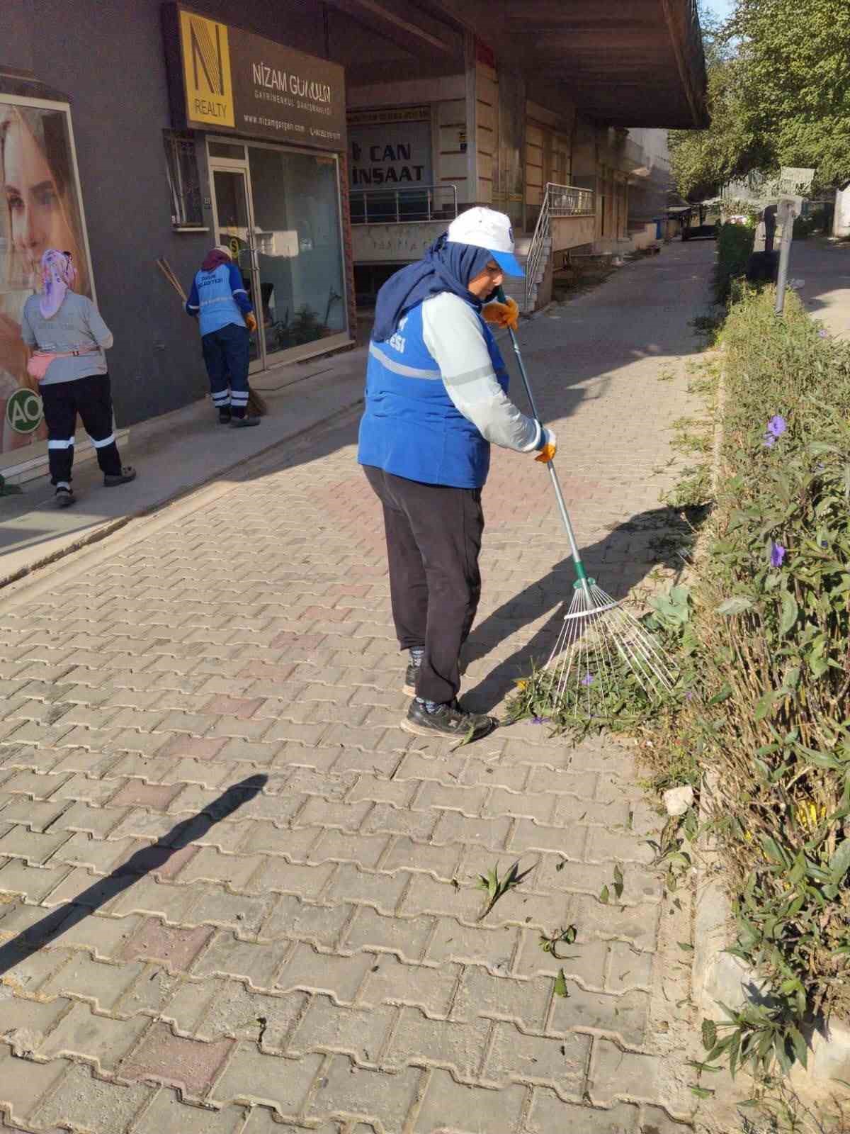 Didim Belediyesi’nin kendi üretimi çiçekler toprakla buluşuyor