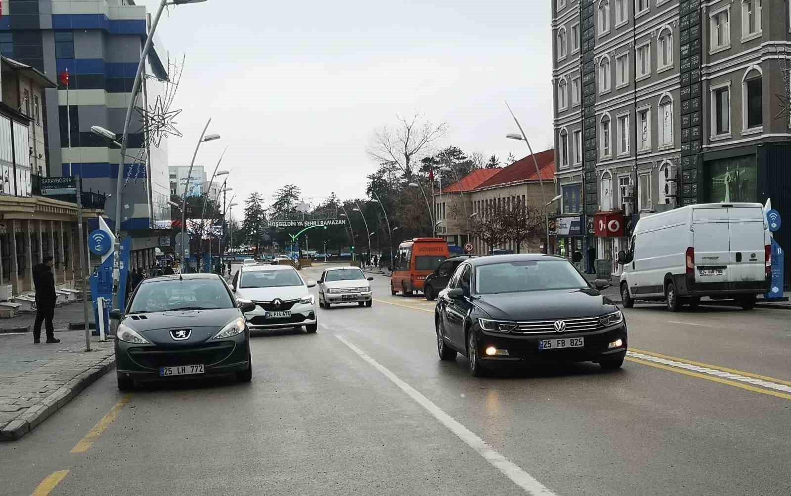 Erzurum’da motorlu taşıt sayısı 158 bin 400’e yükseldi
