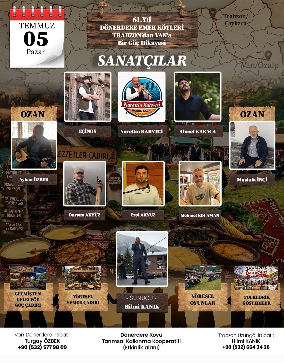 Trabzon’dan Van’a uzanan göçün 61. yıl yönümü