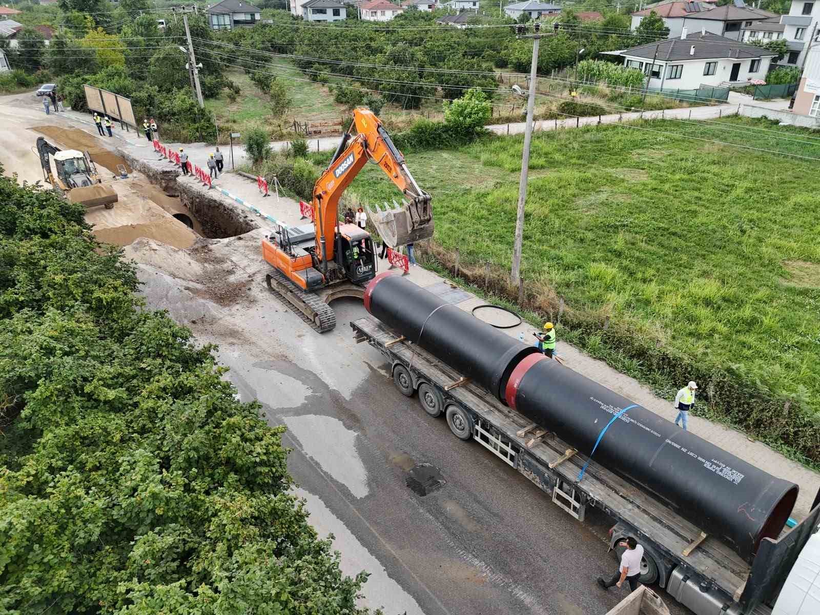 Düzce’de içme suyu projesinde 23 km’ye ulaşıldı