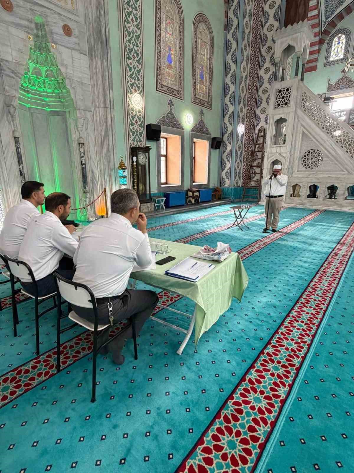 Odunpazarı’nda Ezanı Güzel Okuma ve Etkili Hutbe Sunumu Yarışmaları yapıldı