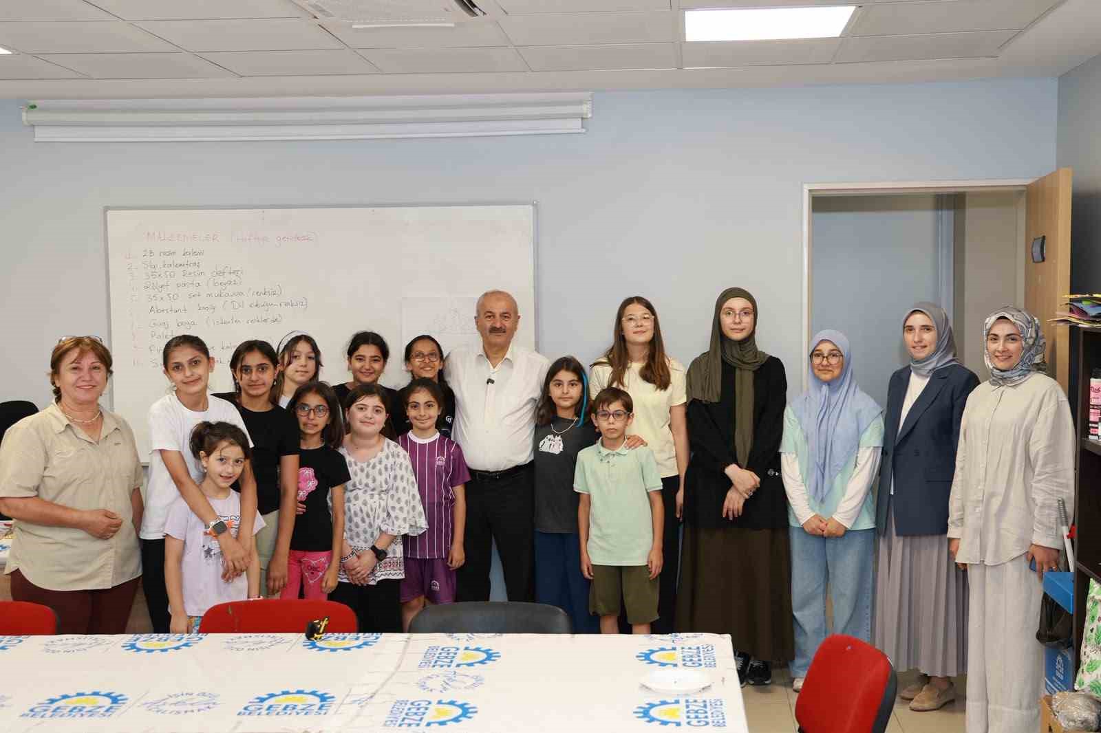 Başkan Büyükgöz, yaz okulu öğrencileriyle buluştu