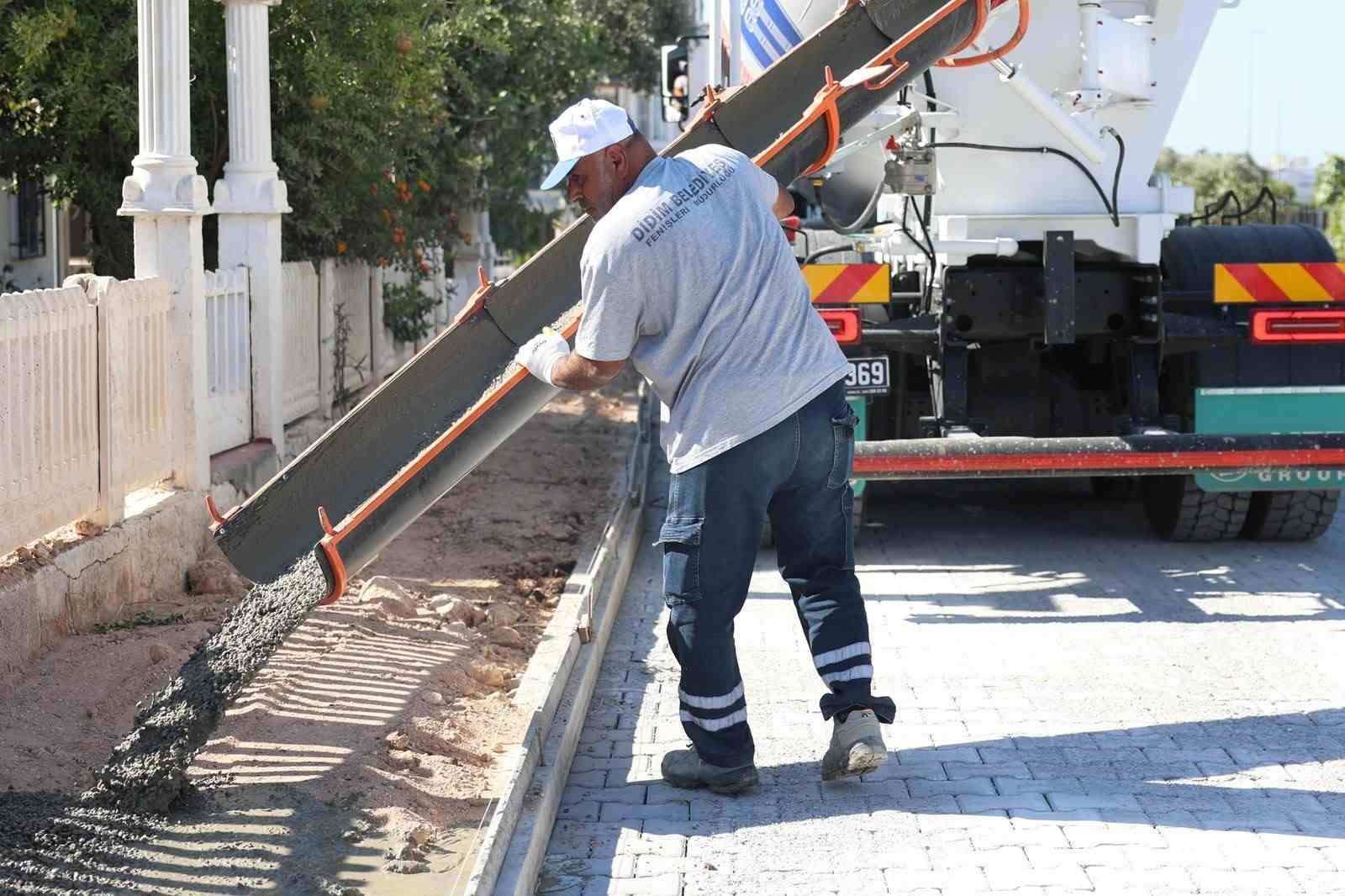 Didim Belediyesi’nin yeni beton mikseri görev başında