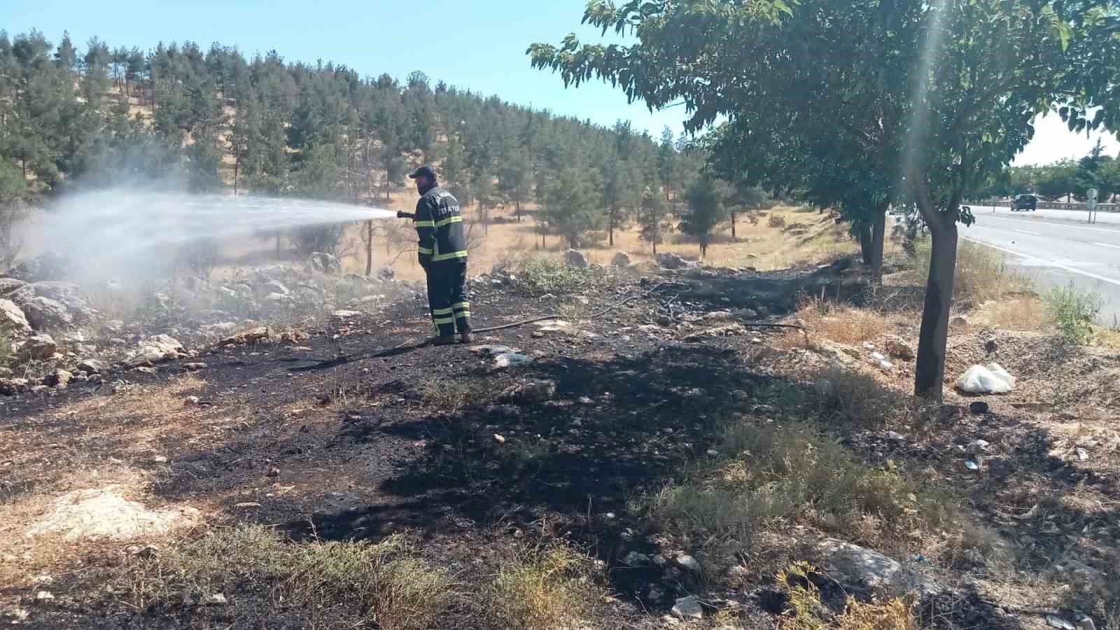 Ormanlık alandaki yangın söndürüldü