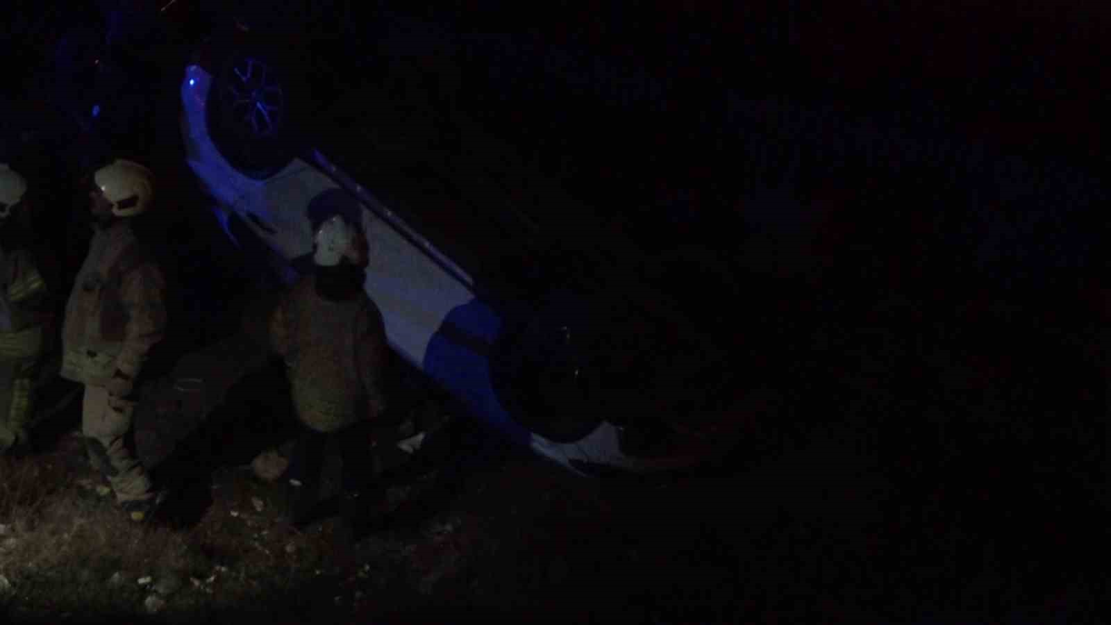 Ümraniye’de park halindeki otomobil alt yola yuvarlandı: 1 kişi hayatını kaybetti