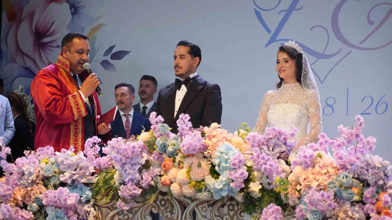 Bah&ccedil;eli, MHP İl Başkanı&rsquo;nın oğlu Enes Doğan&rsquo;ın d&uuml;ğ&uuml;n&uuml;ne katıldı