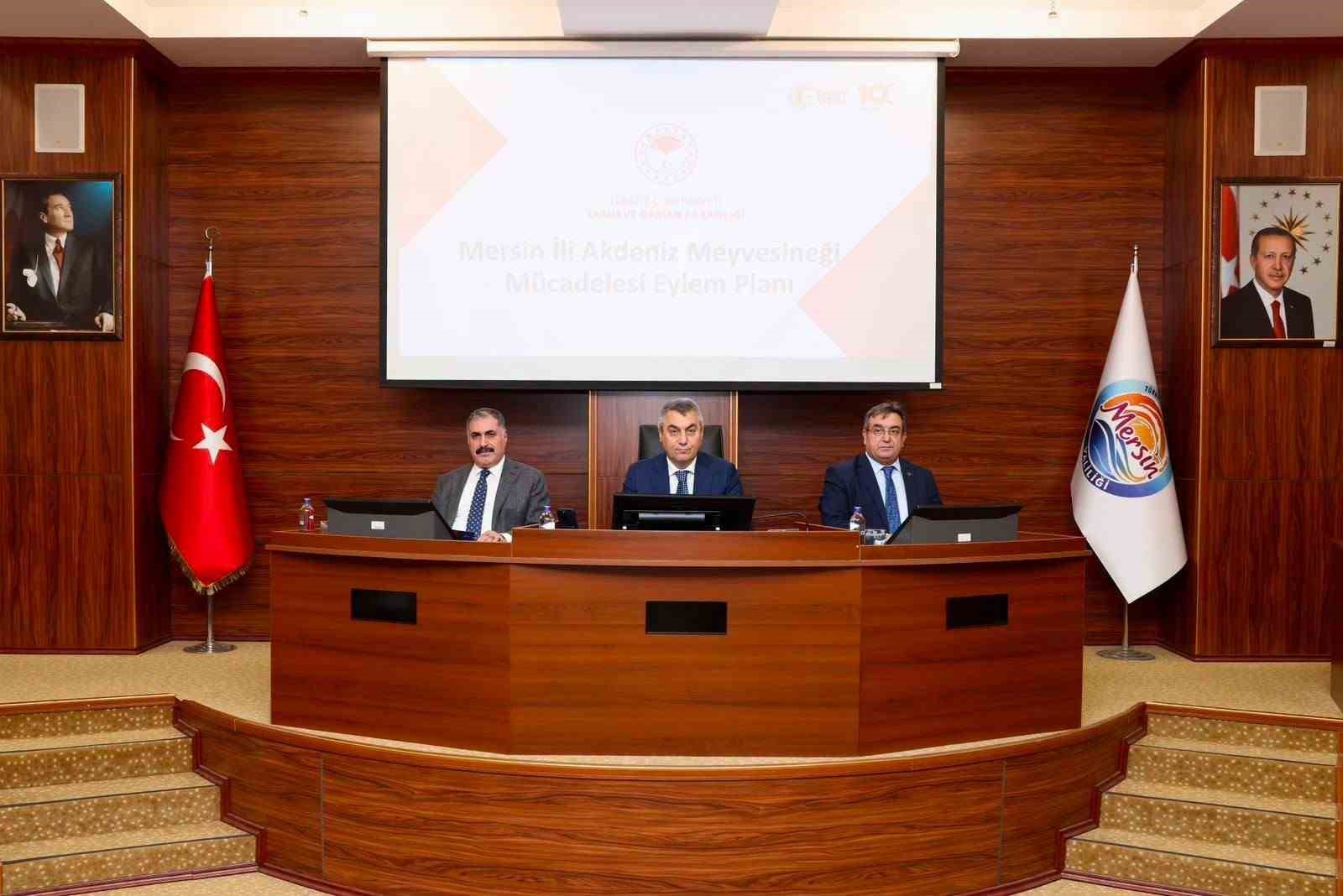 Mersin’de Akdeniz Meyve Sineği ile mücadele toplantısı