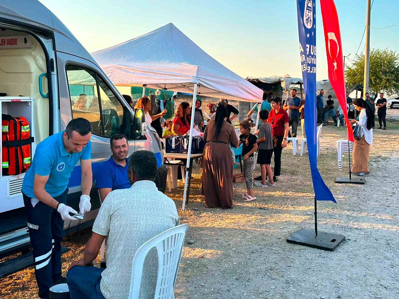 Mevsimlik tarım iş&ccedil;ilerine b&uuml;y&uuml;kşehir desteği
