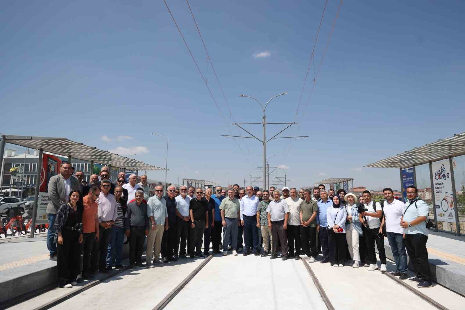 Konya’nın raylı sistem projeleri hızla ilerliyor