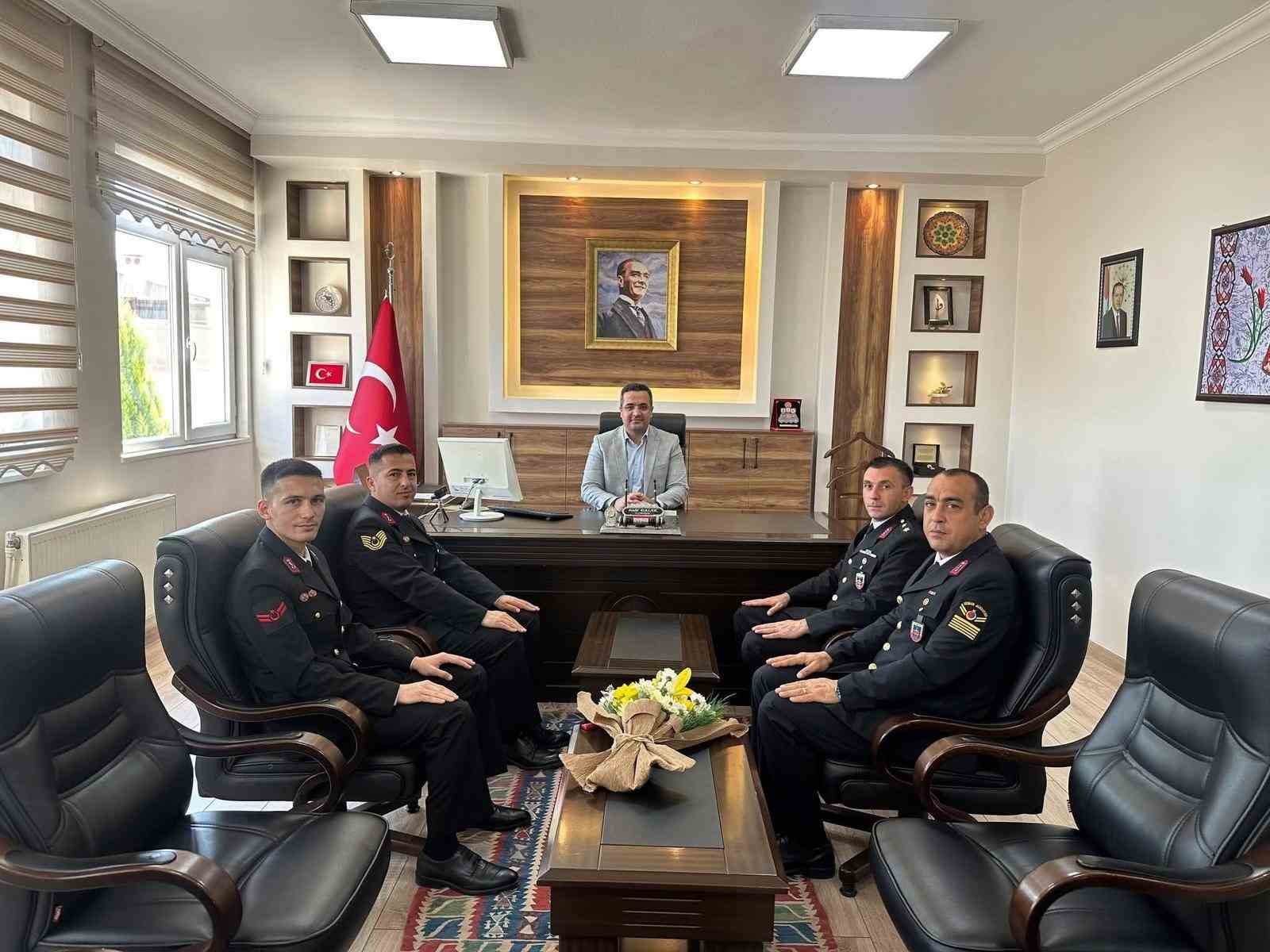 Kaymakam Dalak’tan jandarmaya tebrik ve teşekkür