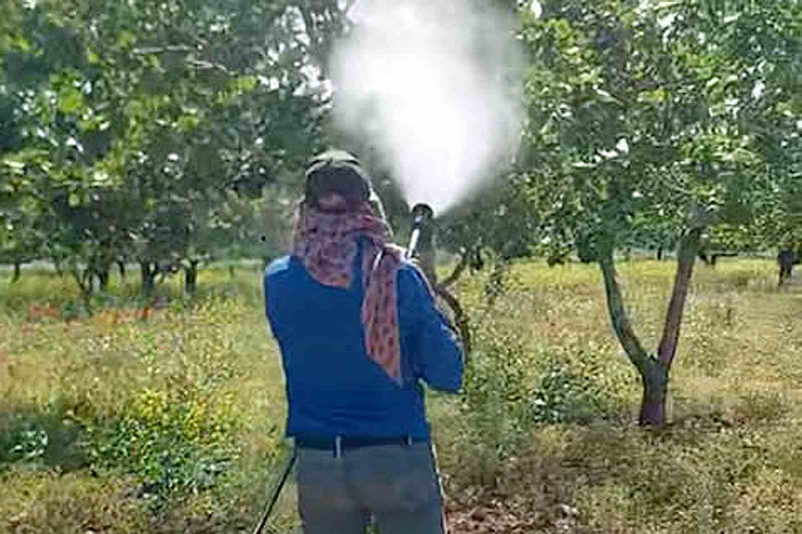 Araban&rsquo;da Antepfıstığı &uuml;reticileri hastalıklar ve zararlılarla m&uuml;cadele başlattı