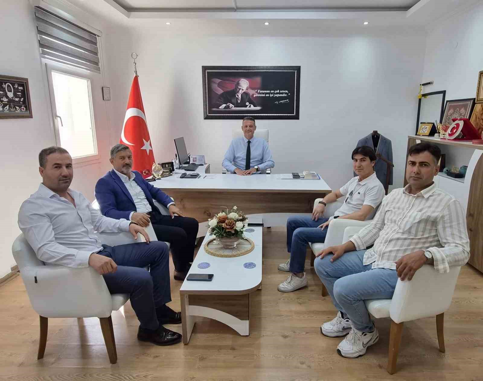 U&ccedil;ak&rsquo;tan Bodrum Kaymakamı Sırmalı ve İl&ccedil;e Milli Eğitim M&uuml;d&uuml;r&uuml;&rsquo;ne ziyaret