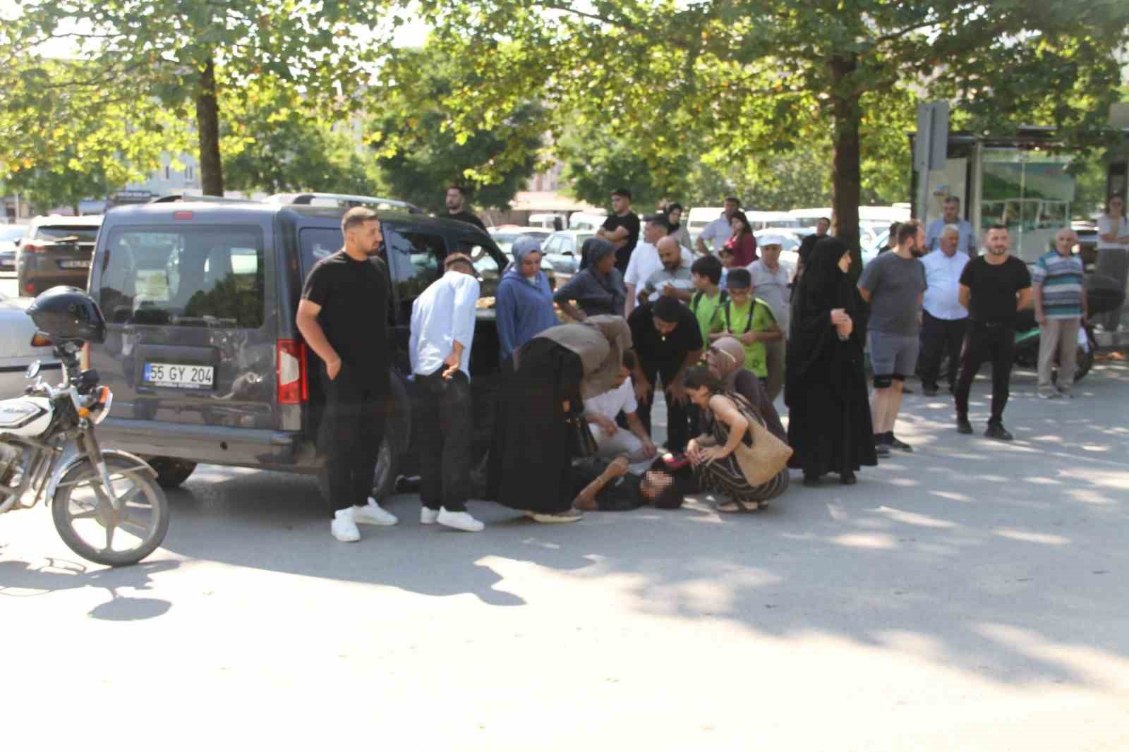 Çarşamba’da otomobille motosiklet çarpıştı: 1 yaralı