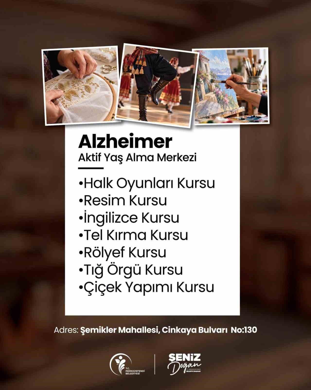 Merkezefendi’de Aktif Yaş Alma Merkezlerinde kurs kayıtları başladı