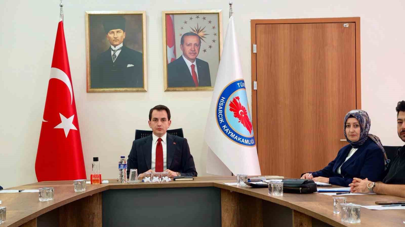 Hisarcık&rsquo;ta sosyal yardımlar değerlendirildi