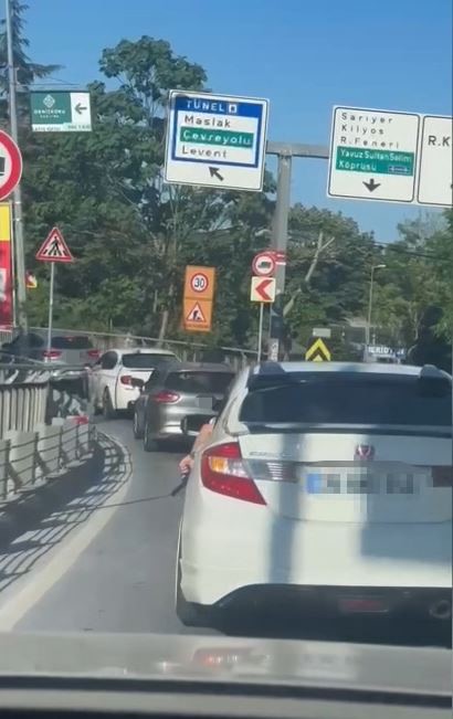 Sarıyer’de "oyuncak silahla" direksiyon başına geçti, kısa sürede yakalandı