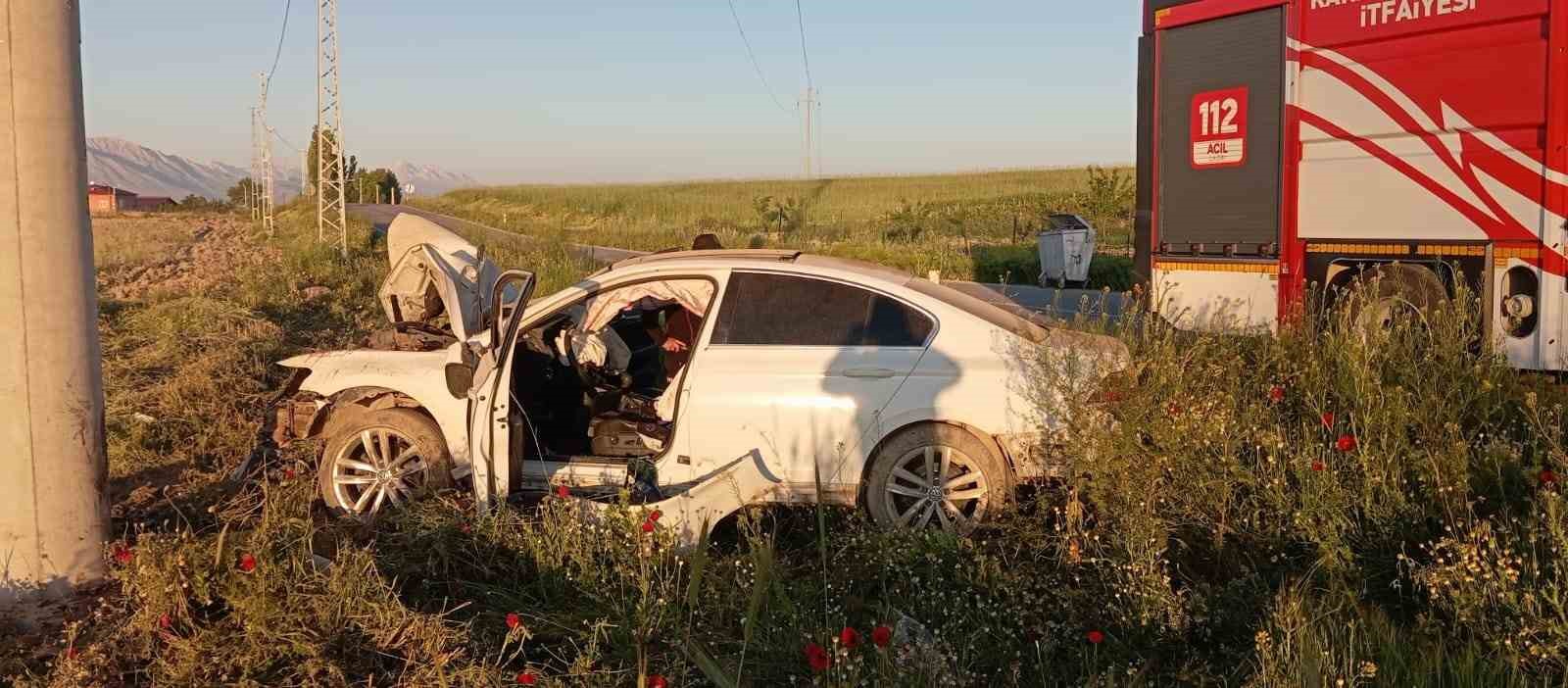 Kahramanmaraş’ta kaza: 1 yaralı