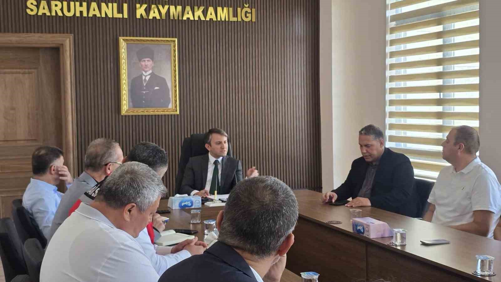Saruhanlı&rsquo;da tarımsal &uuml;retim i&ccedil;in yeni adımlar masada