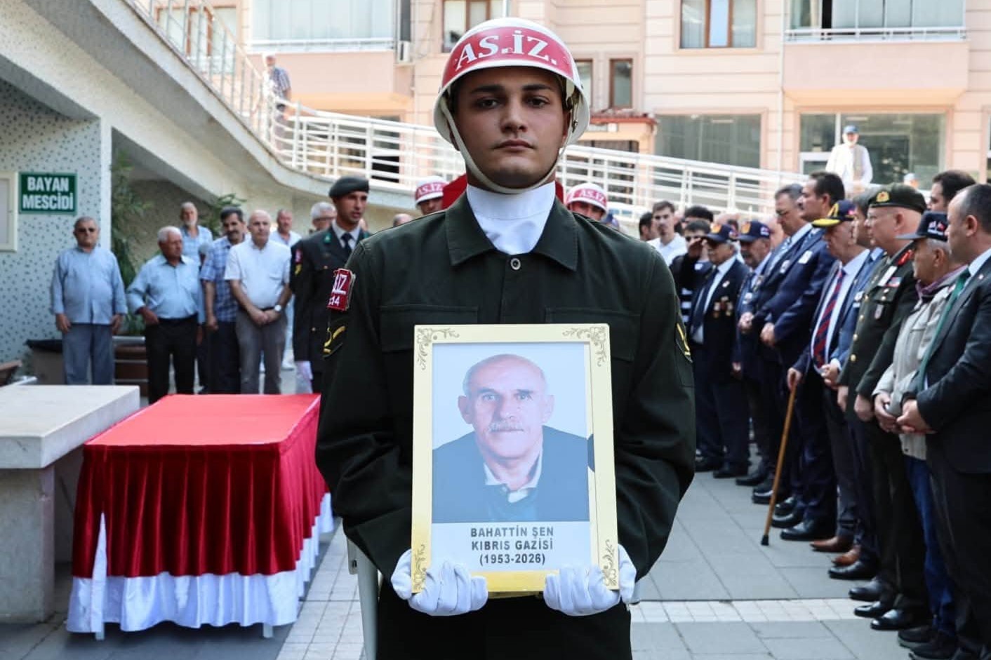 Kıbrıs gazisine son görev