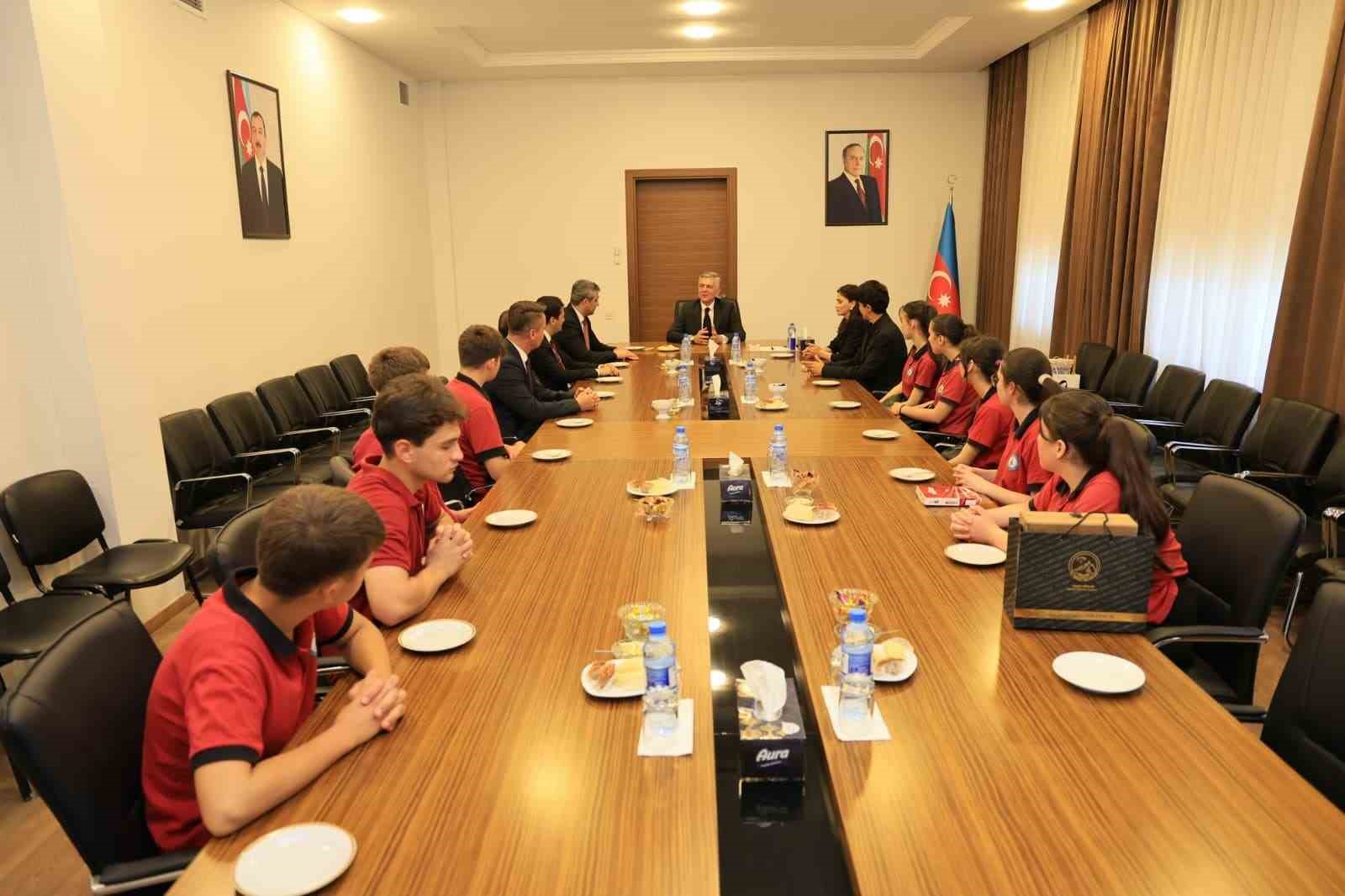 Çameli heyeti, Kardeş Şehir protokolü kapsamında Azerbaycan’da temaslarda bulundu