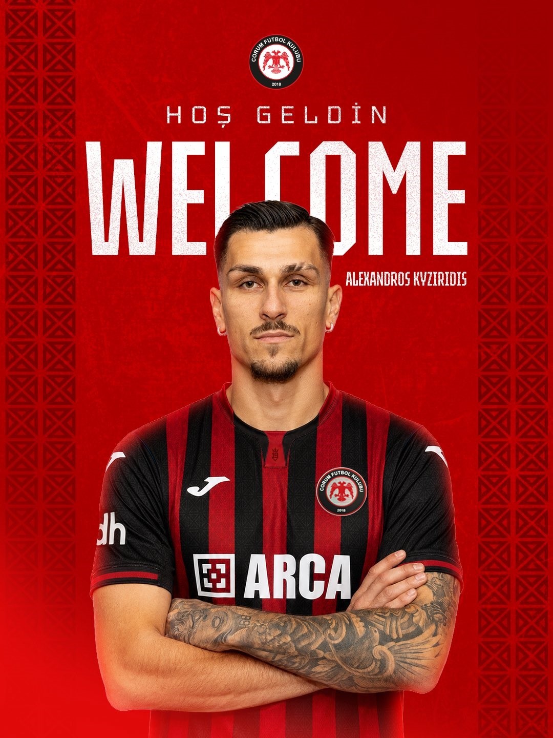 &Ccedil;orum FK, Alexandros Kyziridis&rsquo;i renklerine bağladı