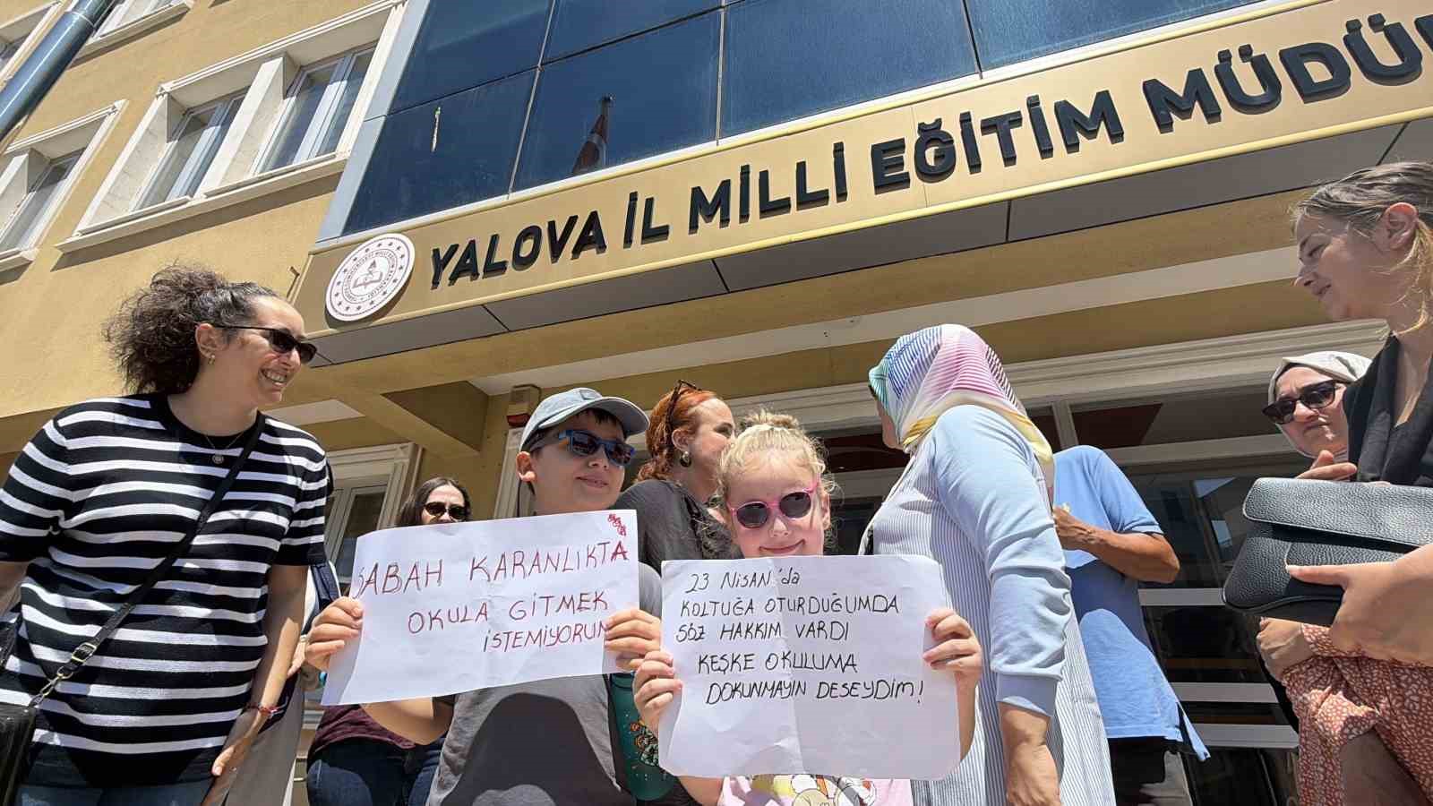 Yalova&rsquo;da velilerden ikili eğitim tepkisi