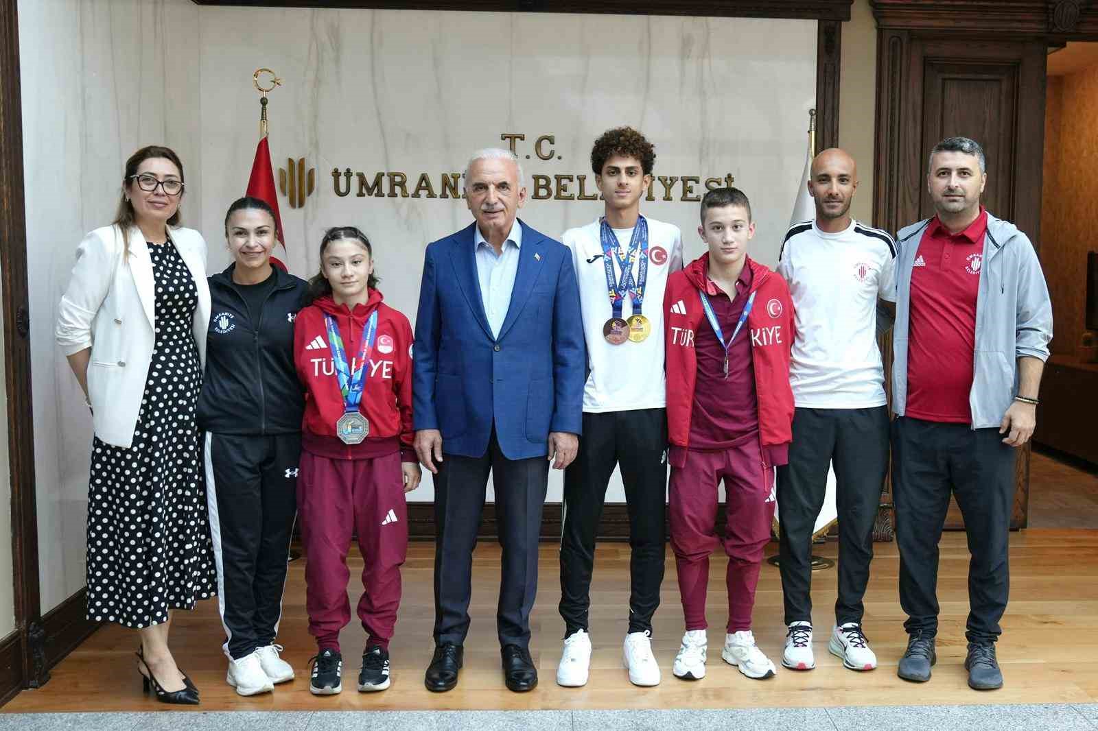 Ümraniyeli sporculardan uluslararası arenada büyük başarı