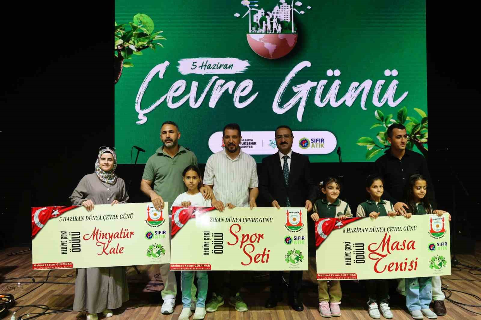 Şanlıurfa&rsquo;da miniklere &ccedil;evre bilinci aşılandı