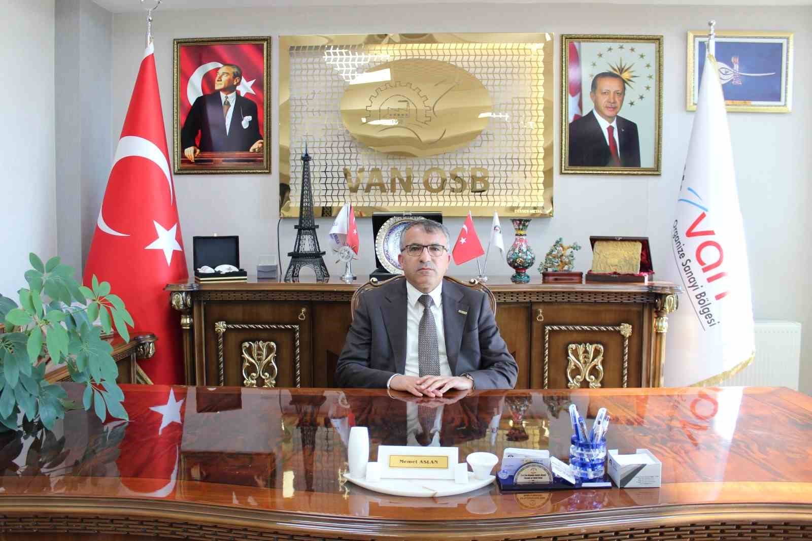 Van OSB Başkanı Aslan’dan yatırımcılara çağrı: "Memleketinize yatırım yapın, hem siz kazanın hem Van kazansın hem de gençlerimiz göç etmesin"