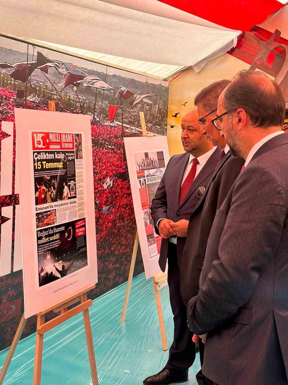 Genç iletişimciler 15 Temmuz ruhunu manşetlere taşıdı
