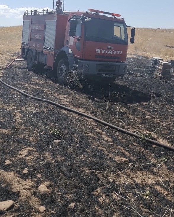 Bingöl’de anız yangını kontrol altına alındı