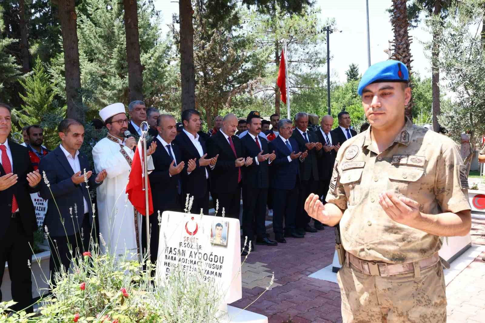 Şehit aileleri ve gaziler onuruna yemek programı düzenlendi