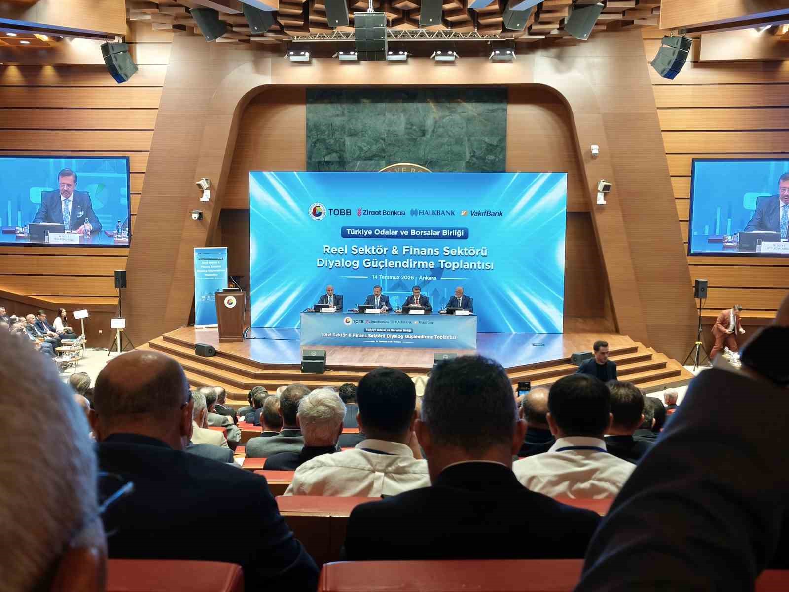 TOBB Başkanı Hisarcıklıoğlu: "Gördüğüm en büyük sıkıntı, finansmana erişim"