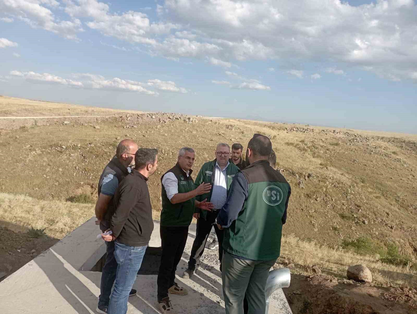 DSİ 24. Bölge Müdürü Kotan Kars’taki sulama projelerini yerinde inceledi