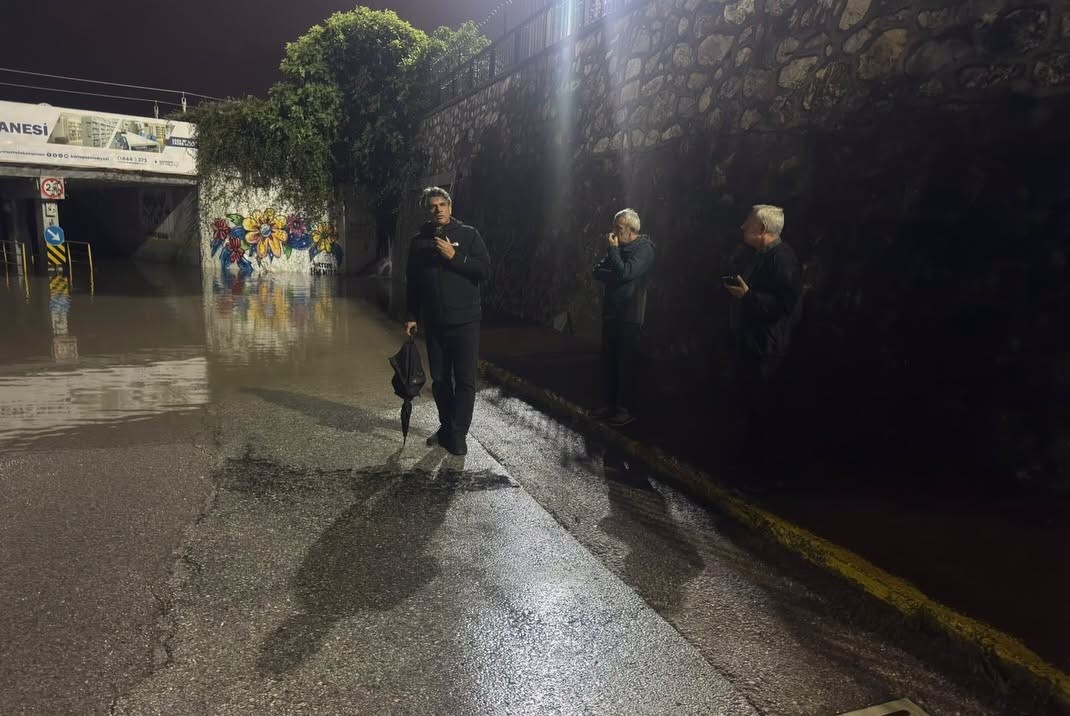 Başkan Kocaman&rsquo;dan yağıştan etkilenen b&ouml;lgelerde inceleme