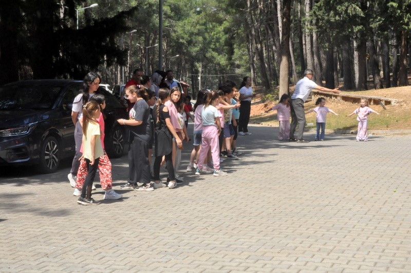 Hem piknik yaptılar hem yarıştılar