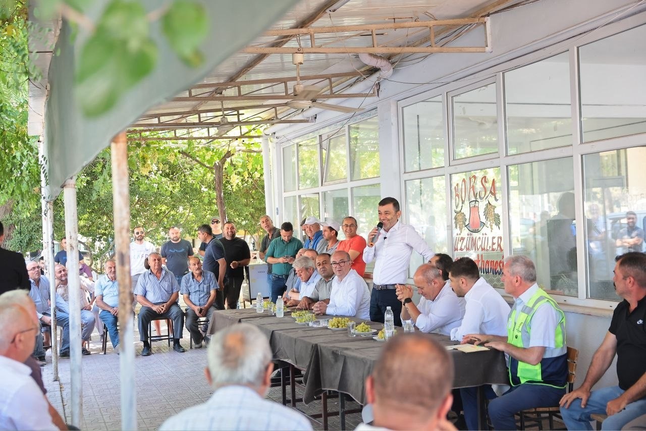 Başkan &Ccedil;avuşoğlu, Buldan&rsquo;da &uuml;z&uuml;m &uuml;reticileriyle buluştu