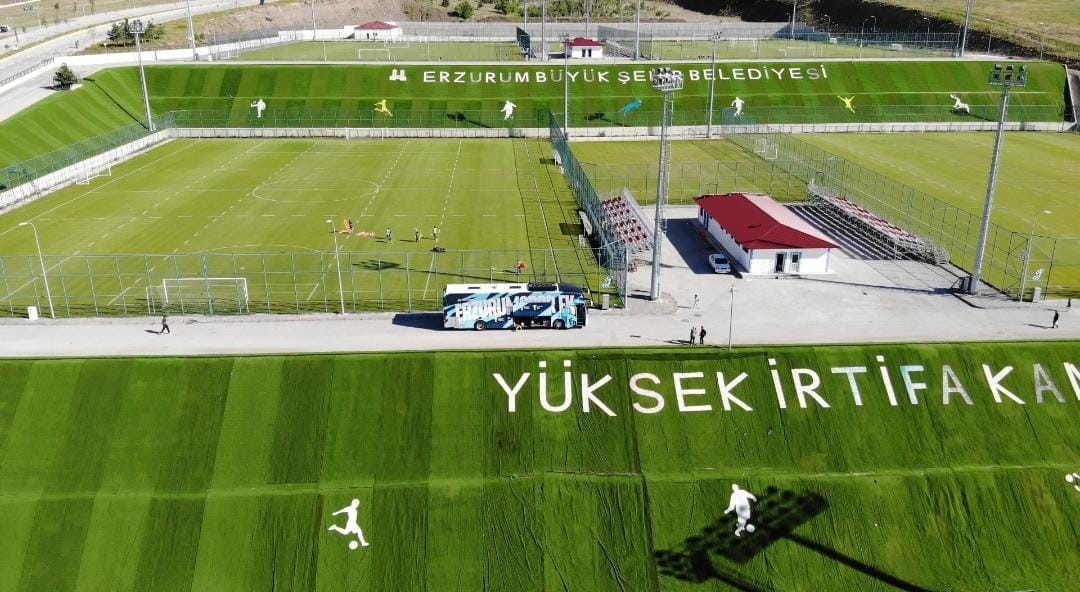 Erzurum’da kamp yapan takımlar başarılarıyla dikkat çekti