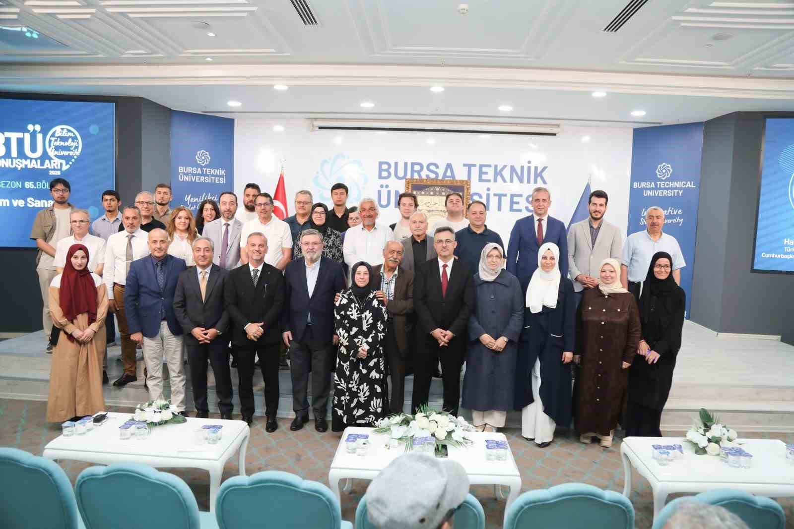 Cumhurbaşkanlığı Kültür ve Sanat Büyük Ödüllü Fuat Başar BTÜ’de öğrencilerle bir araya geldi