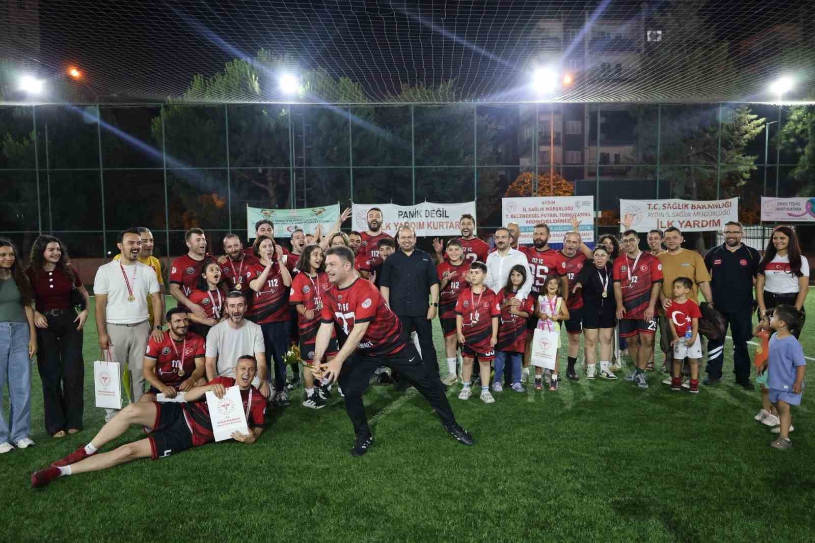 Aydın&rsquo;da sağlık &ccedil;alışanlarının futbol heyecanı sona erdi