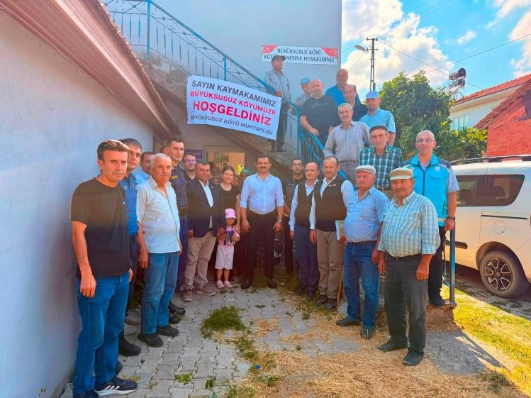 Kaymakam Titiz köylerde vatandaşlarla bir araya geldi
