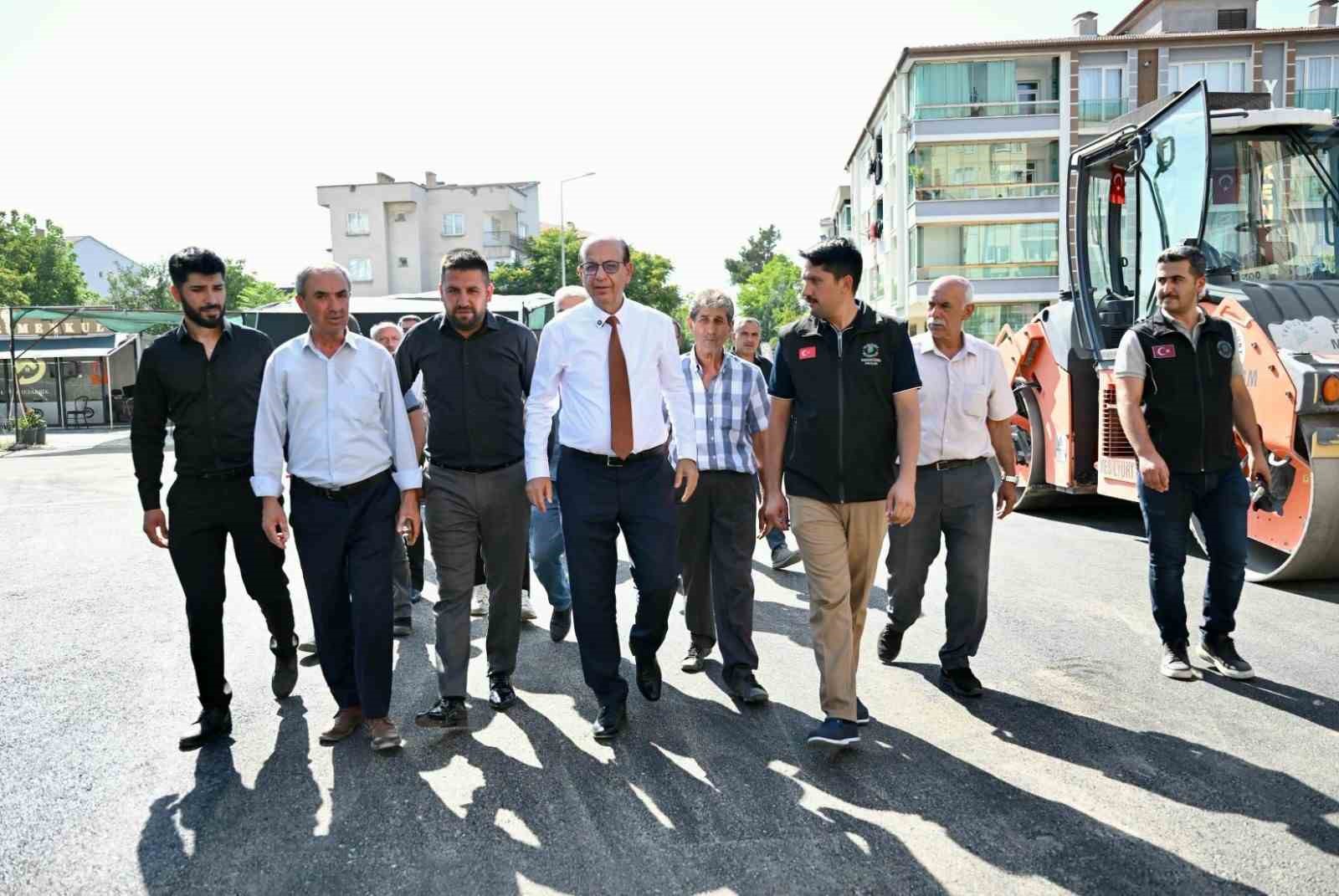 Başkan Geçit, Salkonak Geli Mezrası’ndaki yatırımları yerinde inceledi