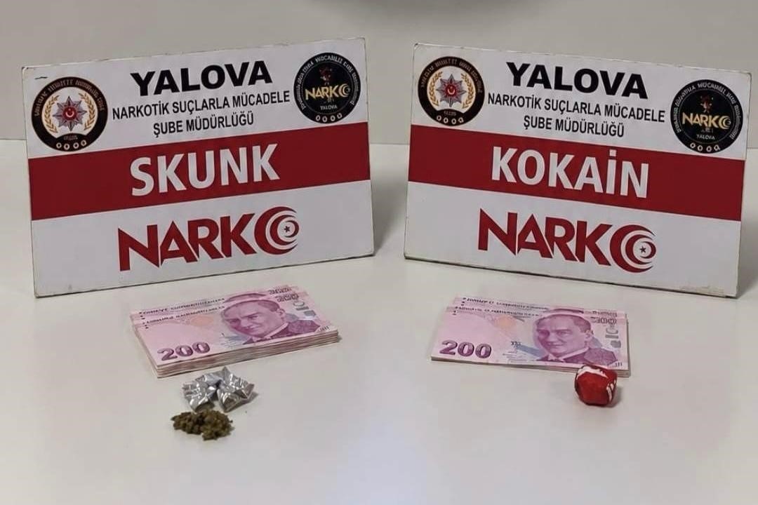 Yalova’da uyuşturucu operasyonu: 3 tutuklama